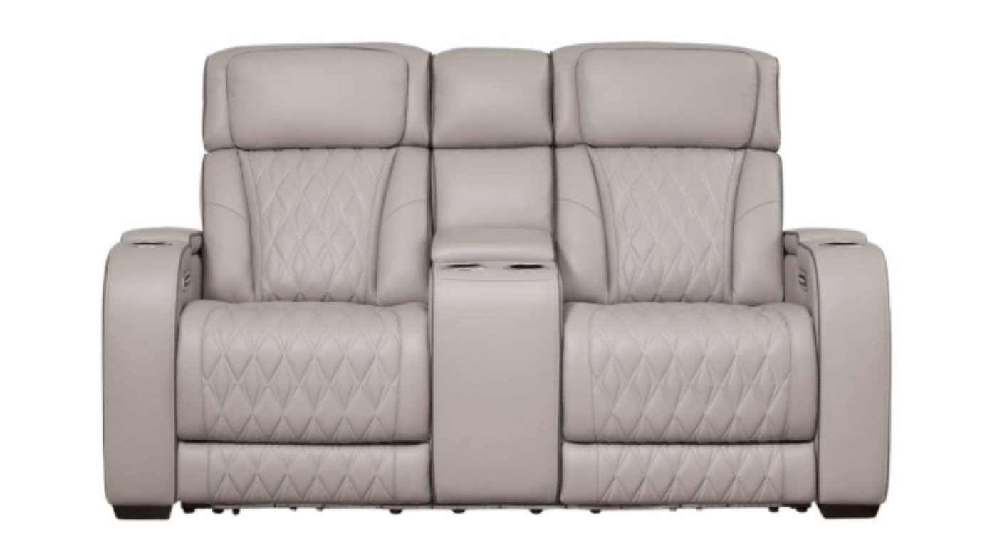 Picture of Boyington Power Leather Loveseat