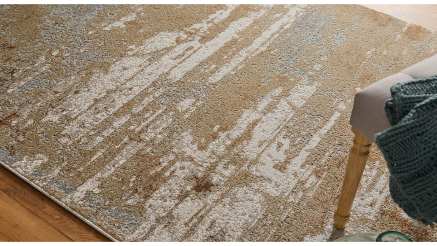 Picture of Aura 5x8 Rug - Beige/Gold