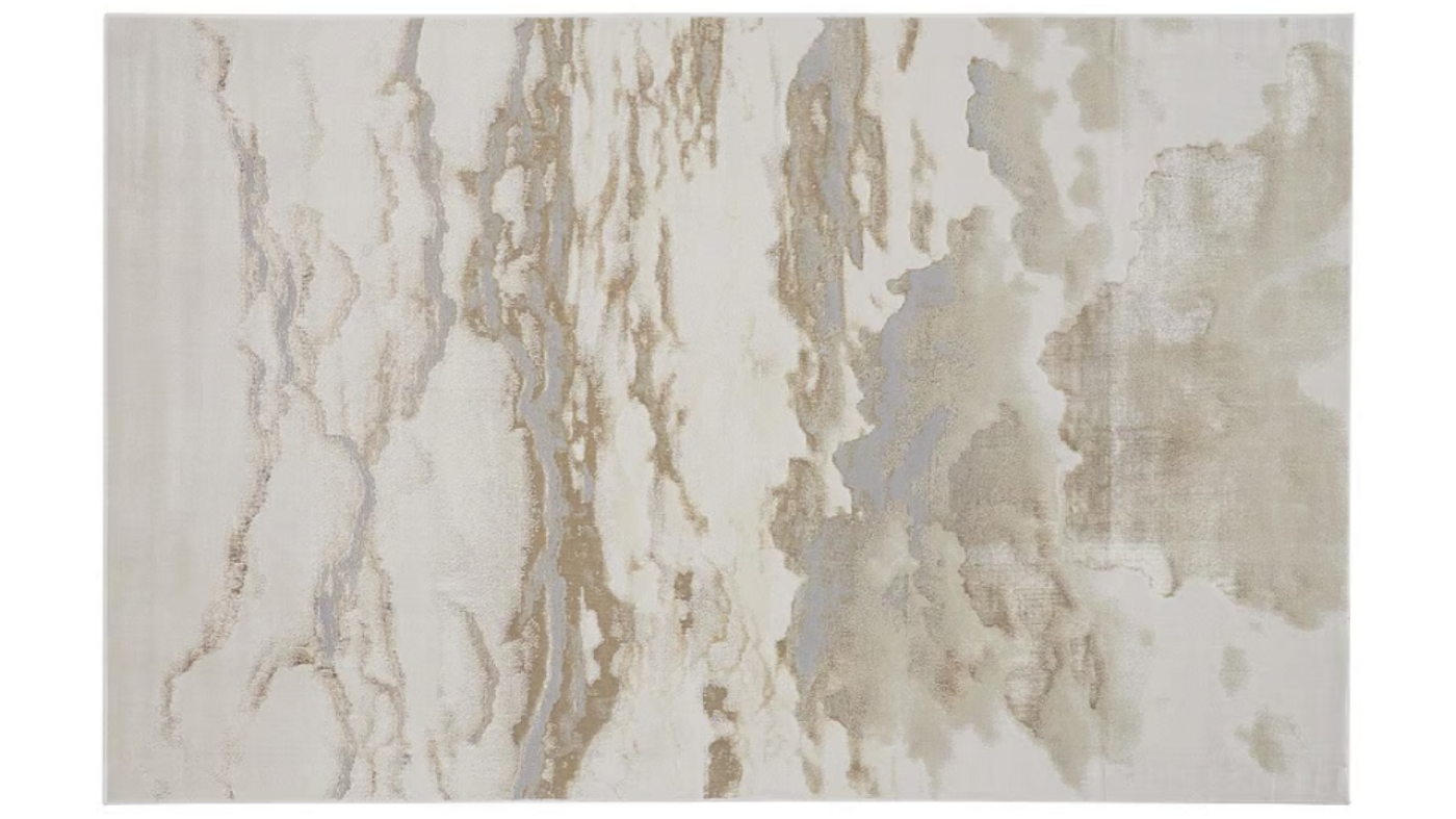 Picture of Aura 5x8 Rug - Beige/Gold