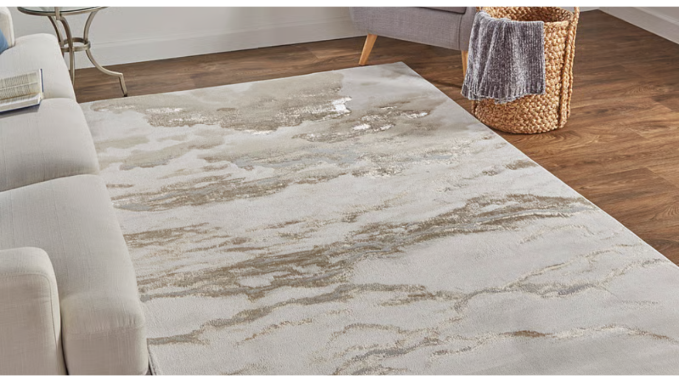 Picture of Aura 5x8 Rug - Beige/Gold