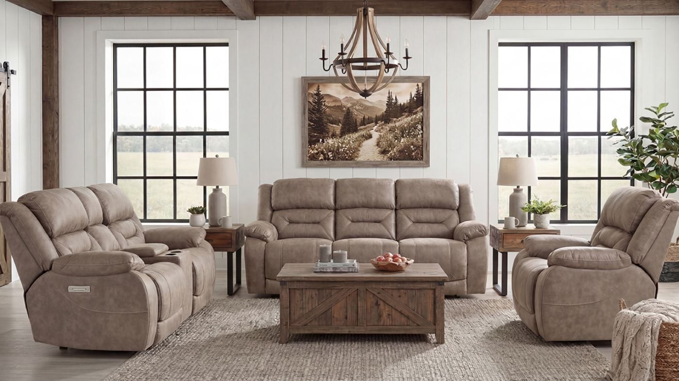 Picture of Skywalker Power Sofa Set - Fog