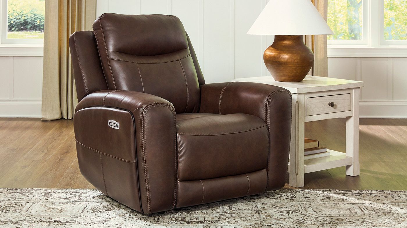 Picture of Gravier Power Leather Recliner