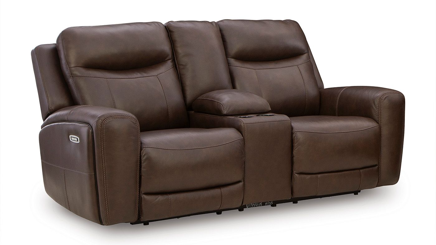Picture of Gravier Power Leather  Loveseat