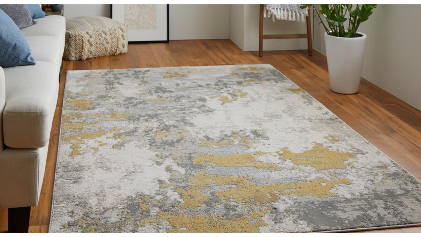 Picture of Waldor 5X8 Rug - Gold & Birch