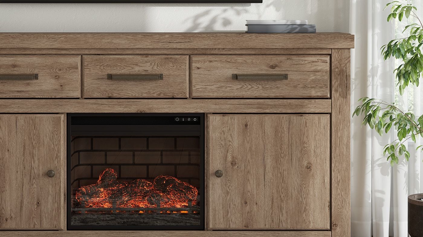 Picture of Garistyn 72" TV Stand with Fireplace