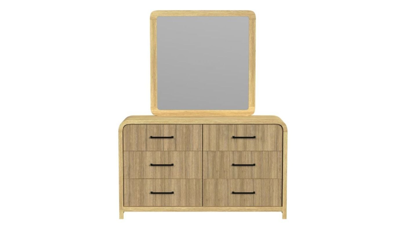 Picture of Ridgemont Dresser with Mirror - Natural