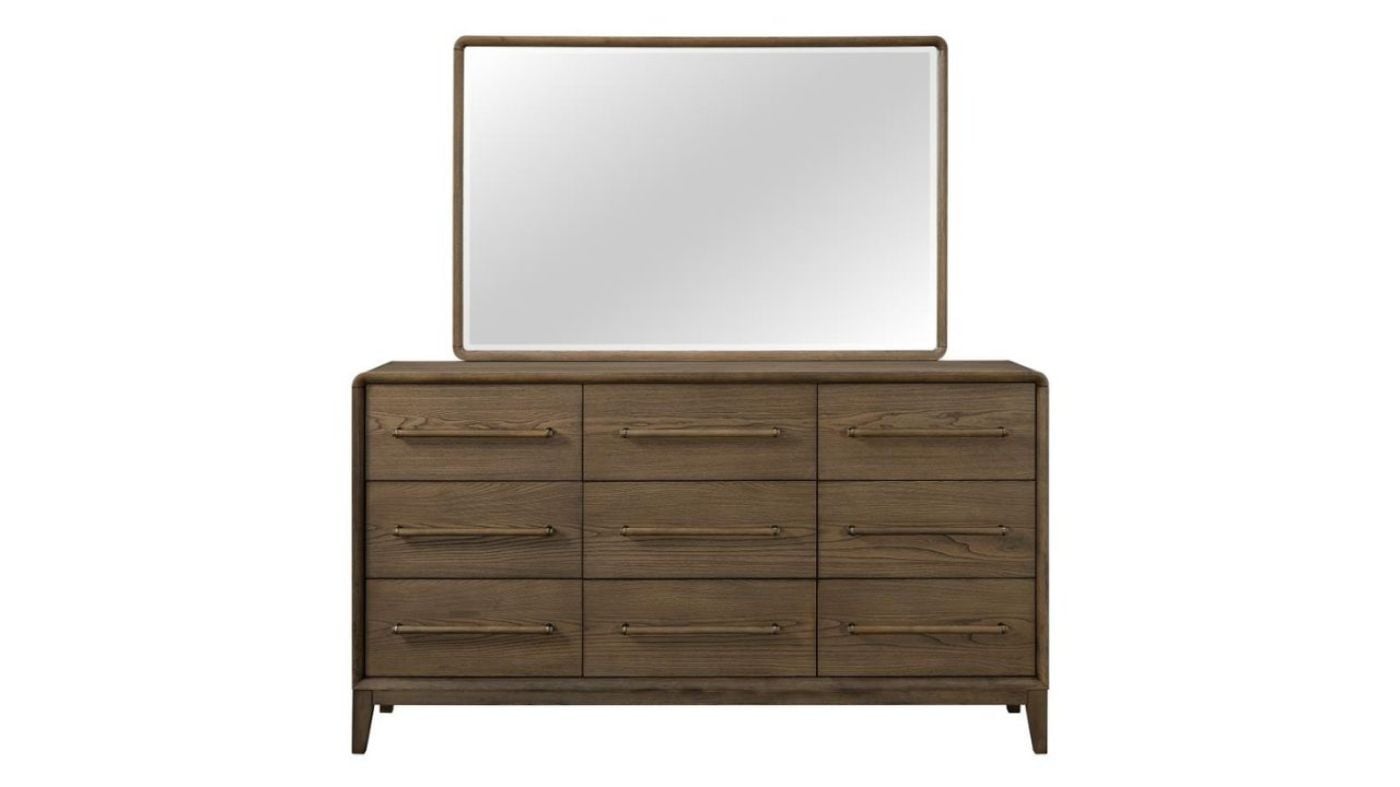 Picture of Elure Dresser with Mirror - Brown
