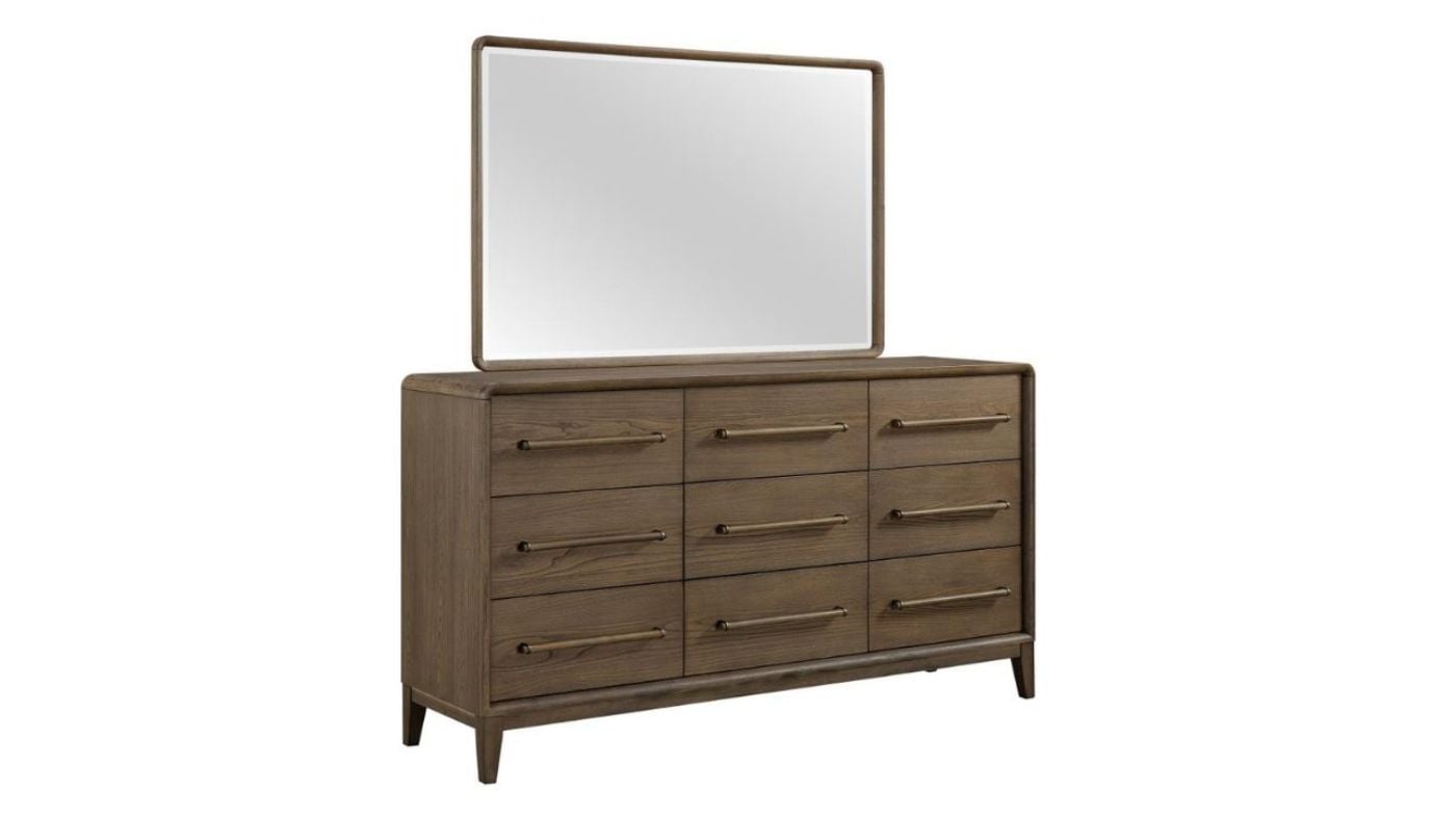 Picture of Elure Dresser with Mirror - Brown
