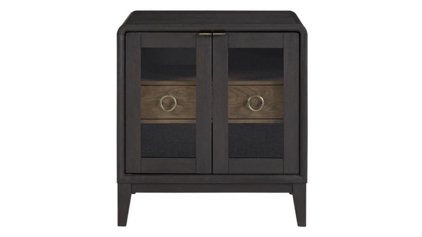 Picture of Elure Glass Door Nightstand