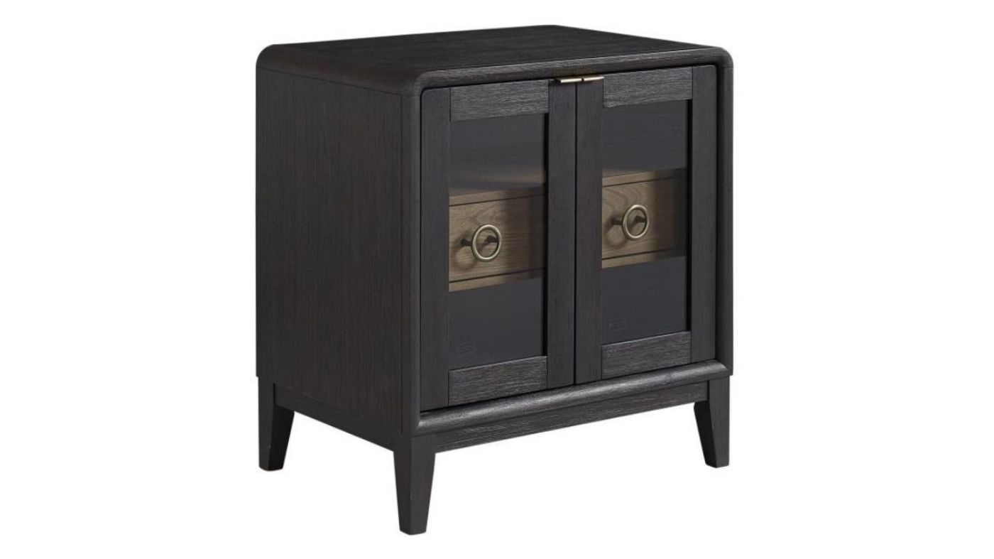 Picture of Elure Glass Door Nightstand