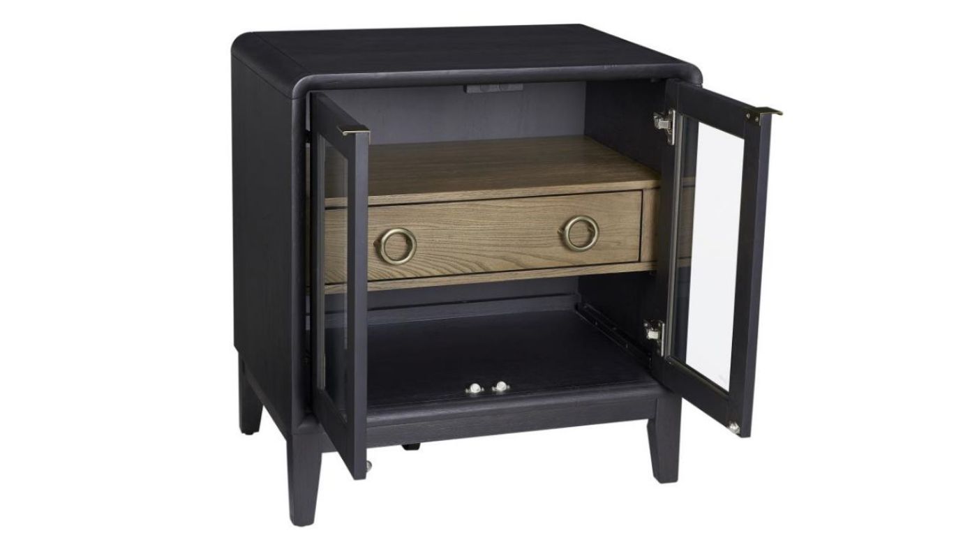 Picture of Elure Glass Door Nightstand
