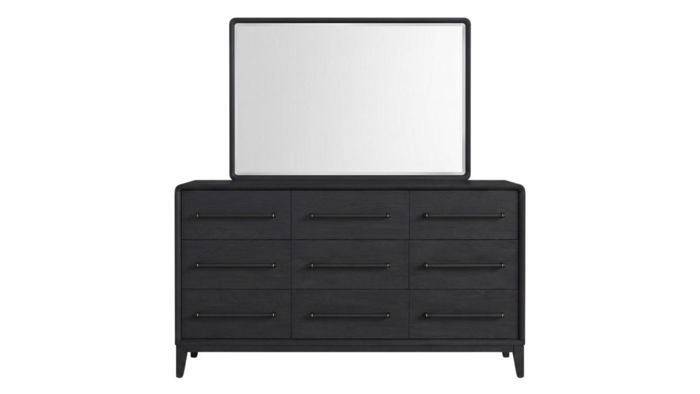 Picture of Elure Dresser with Mirror - Black