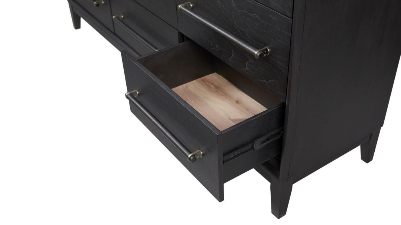 Picture of Elure Dresser with Mirror - Black