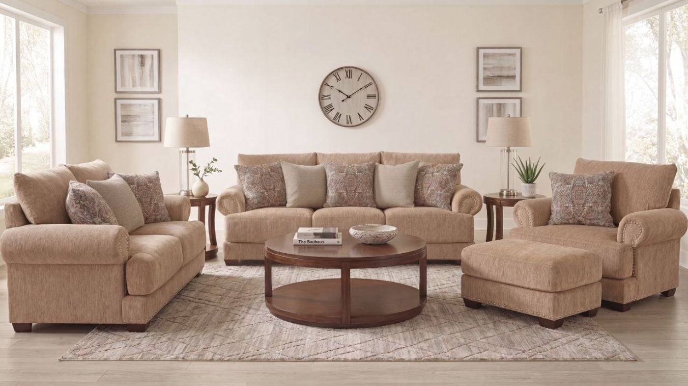 Picture of Monarch Sofa Set