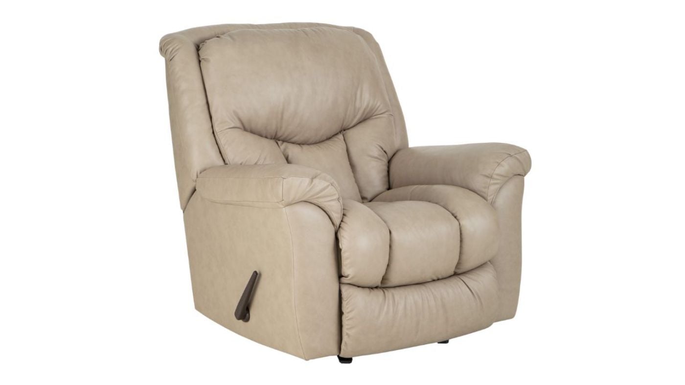 Picture of Jester Leather Rocker Recliner - Tan