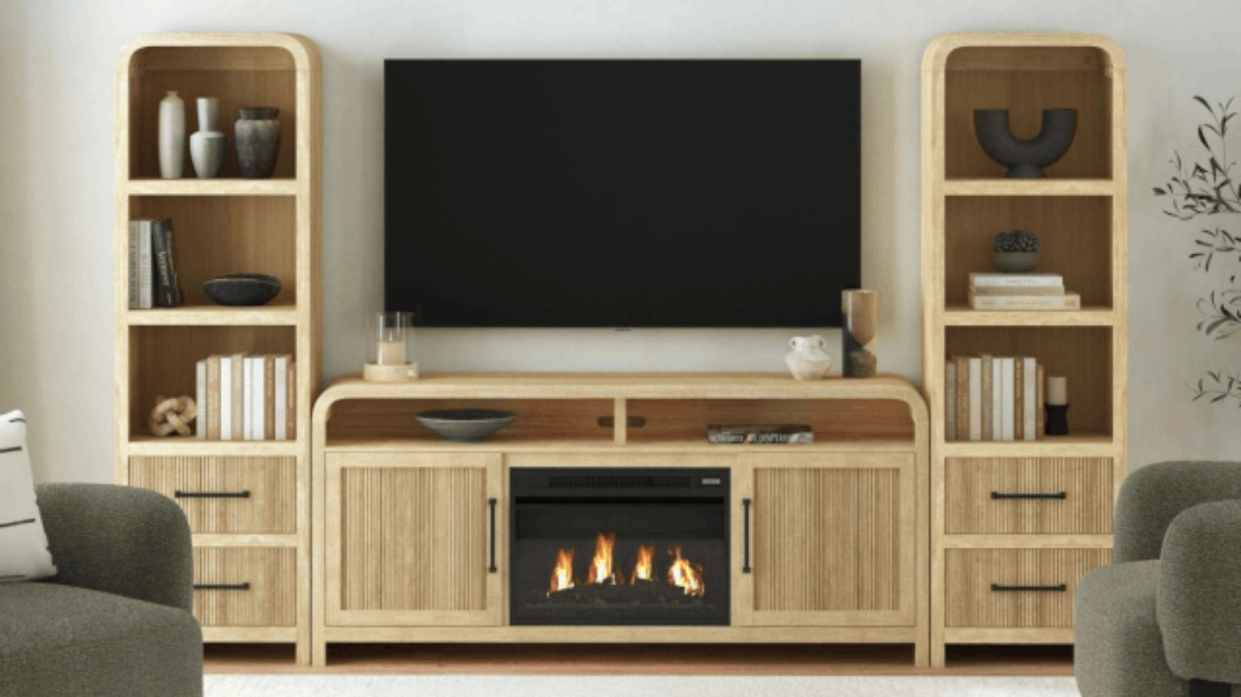 Picture of Ridgemont 70" Entertainment Center with Fireplace
