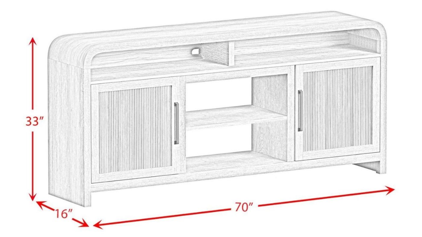 Picture of Ridgemont 70" TV Stand - Natural