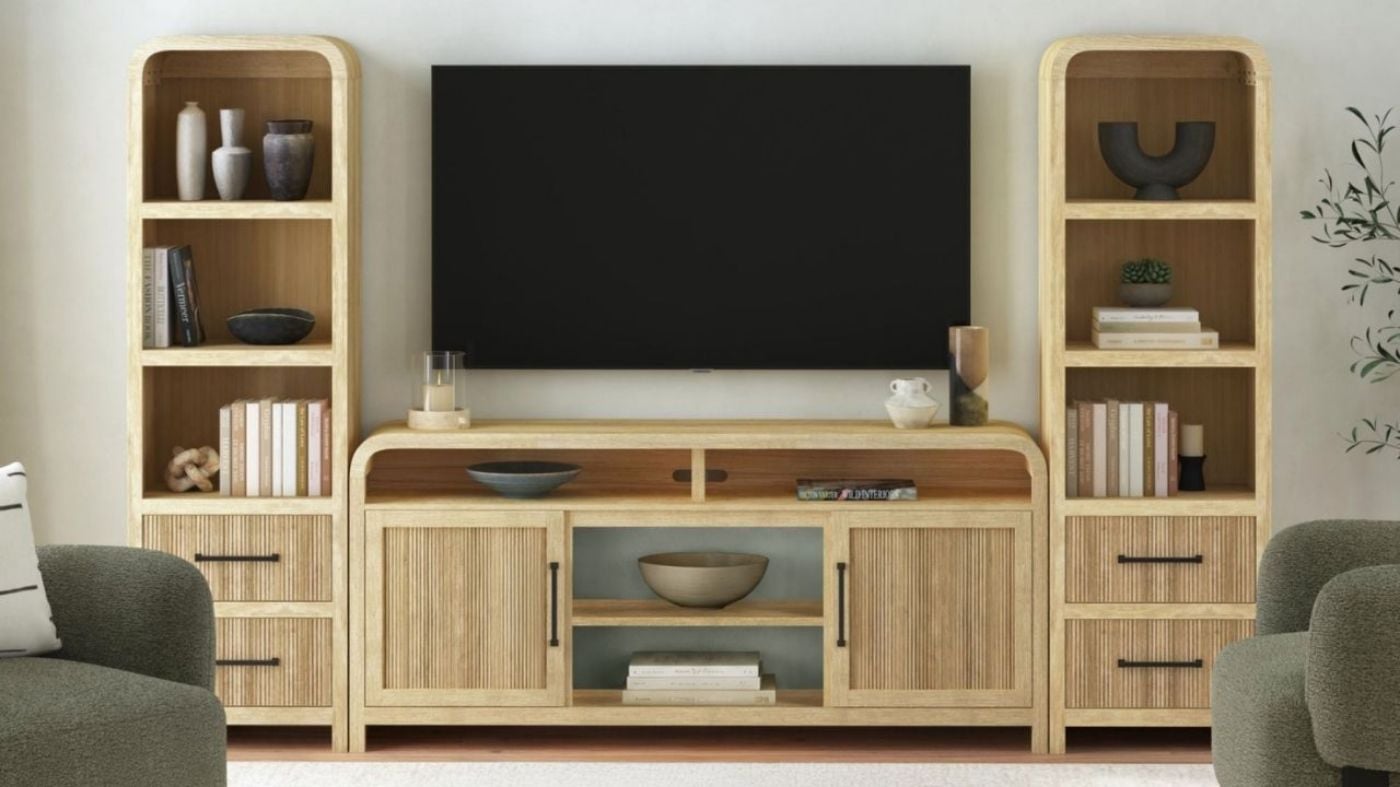 Picture of Ridgemont 70" Entertainment Center - Natural
