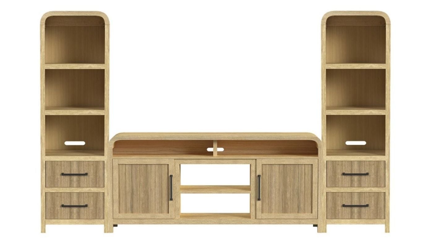Picture of Ridgemont 70" Entertainment Center - Natural