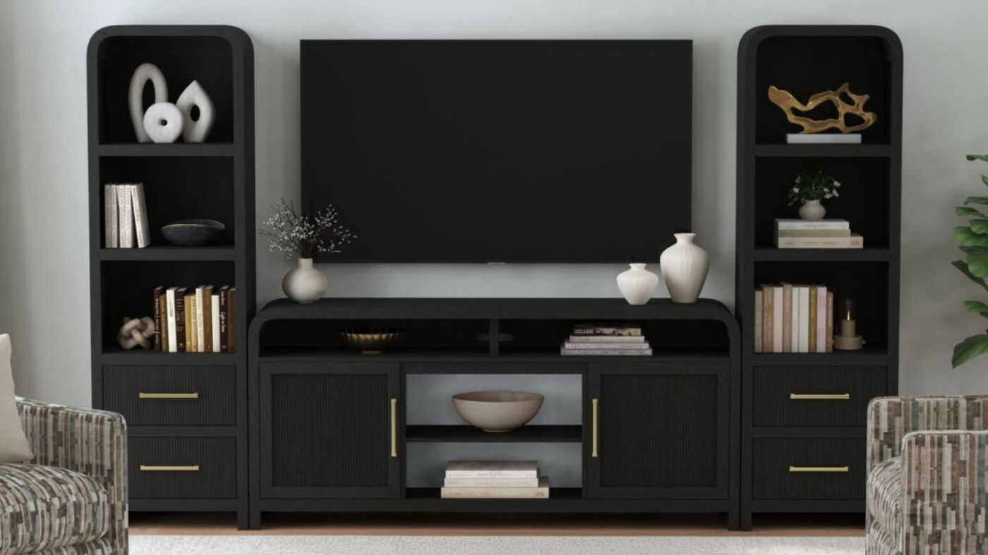 Picture of Ridgemont 70" Entertainment Center - Black
