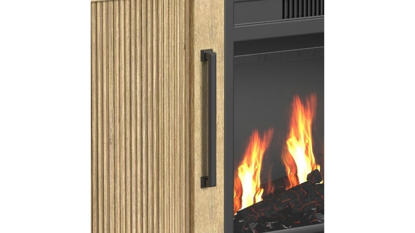 Picture of Ridgemont 70" Entertainment Center with Fireplace - Natural