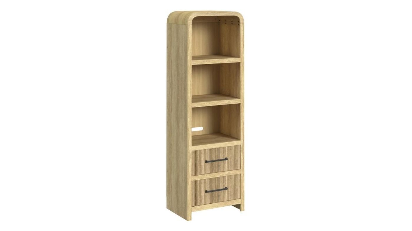 Picture of Ridgemont 70" Entertainment Center with Fireplace - Natural