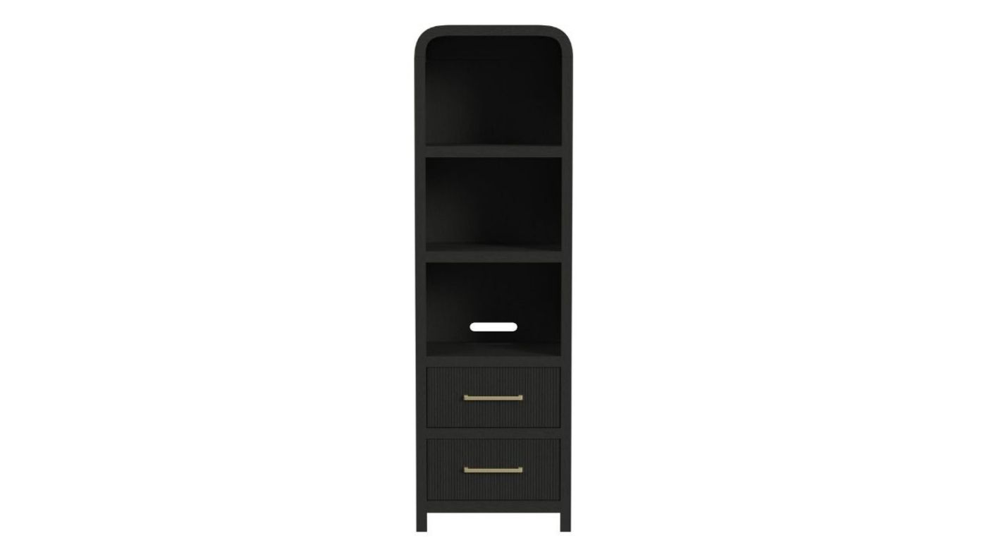 Picture of Ridgemont 70" Entertainment Center with Fireplace - Black