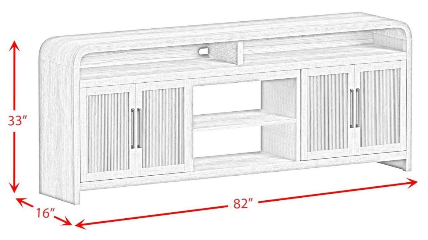 Picture of Ridgemont 82" TV Stand - Natural