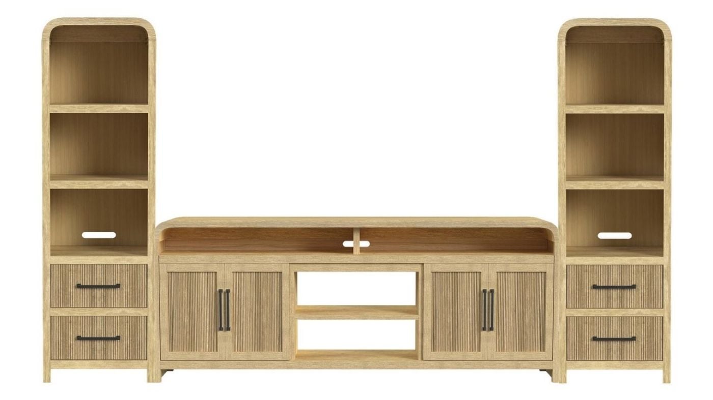 Picture of Ridgemont 82" Entertainment Center - Natural
