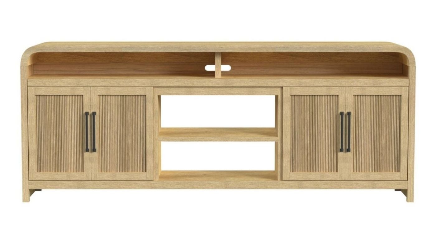 Picture of Ridgemont 82" Entertainment Center - Natural