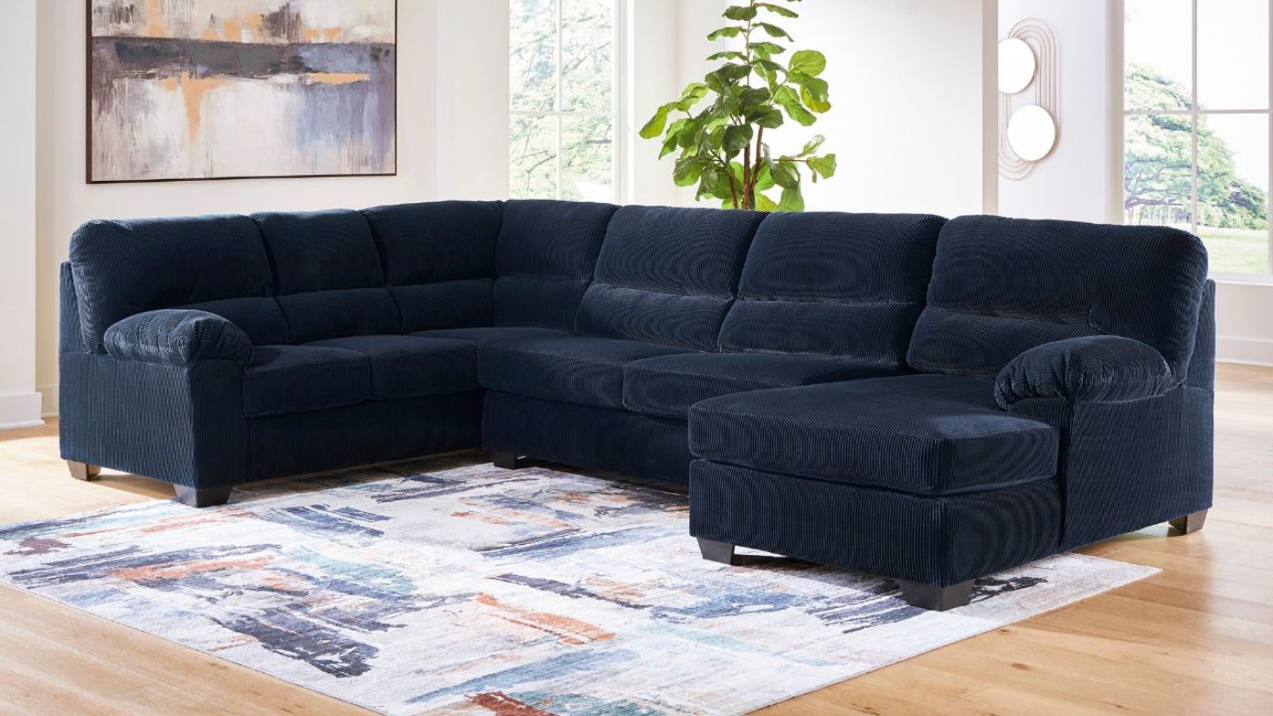 Picture of Simple Joy Sectional - Blue
