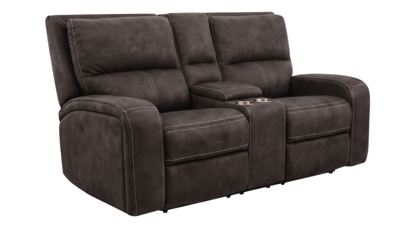 Picture of Portage Power Loveseat - Gray