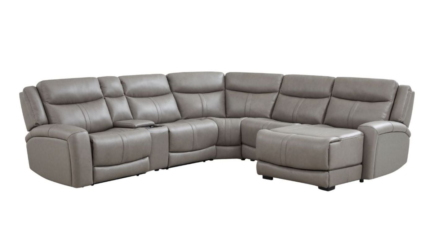Picture of Ajax Power Leather Sectional