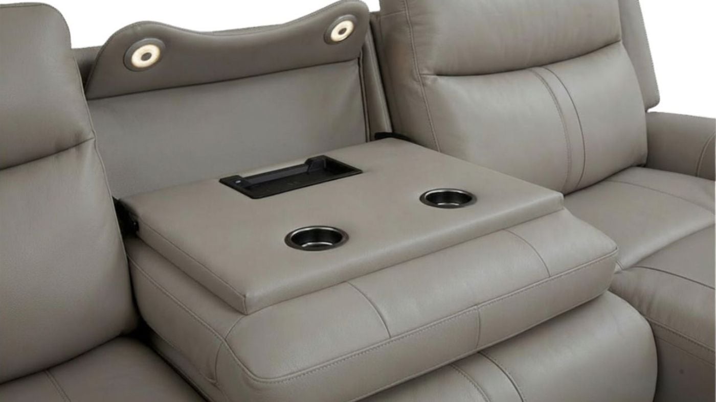 Picture of Ajax Power Leather Sectional