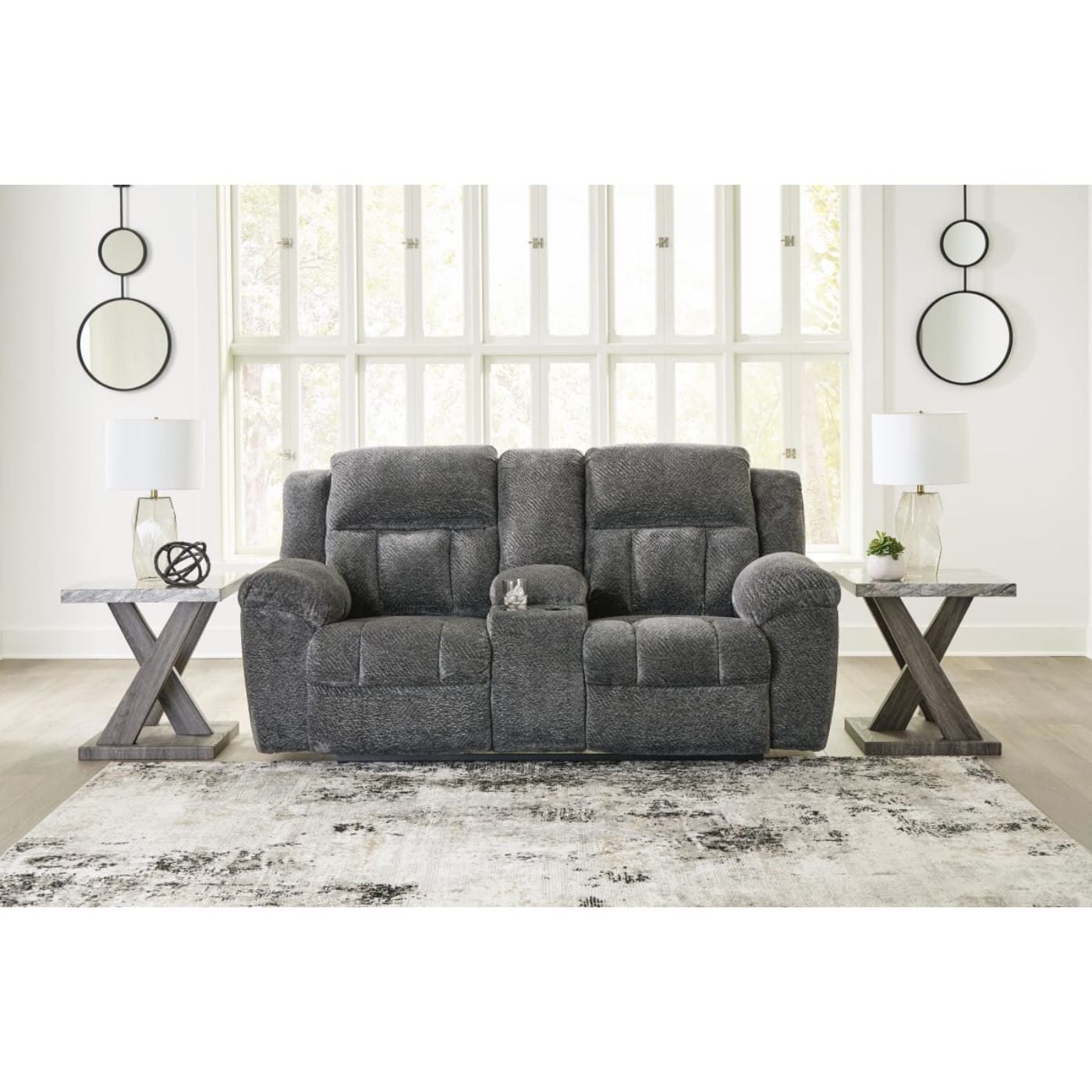Picture of Frohn Reclining Loveseat With Console