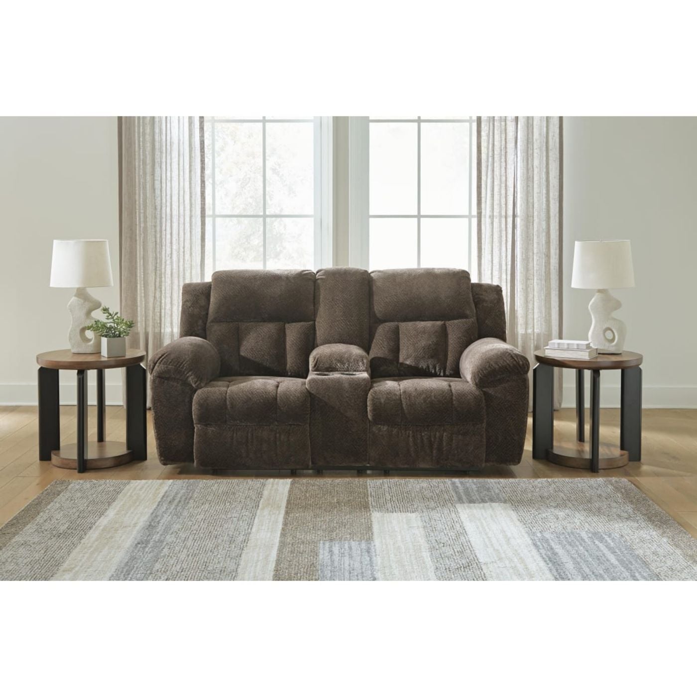 Picture of Frohn Reclining Loveseat With Console