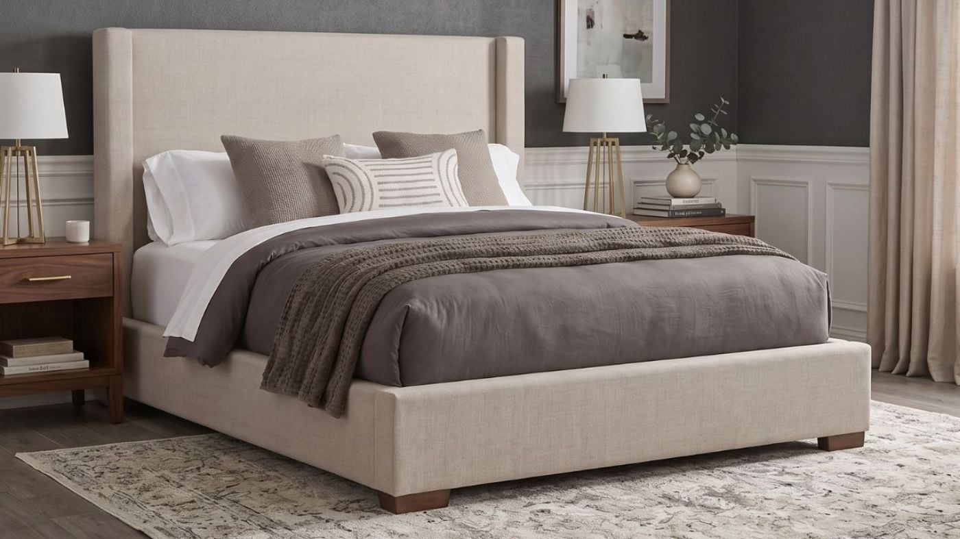 Picture of Brozmont King Upholstered Storage Bed