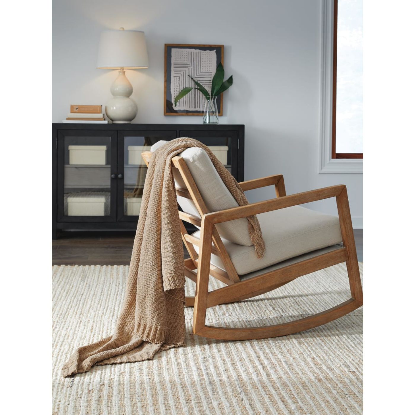 Picture of Anawood Throw - Light Brown
