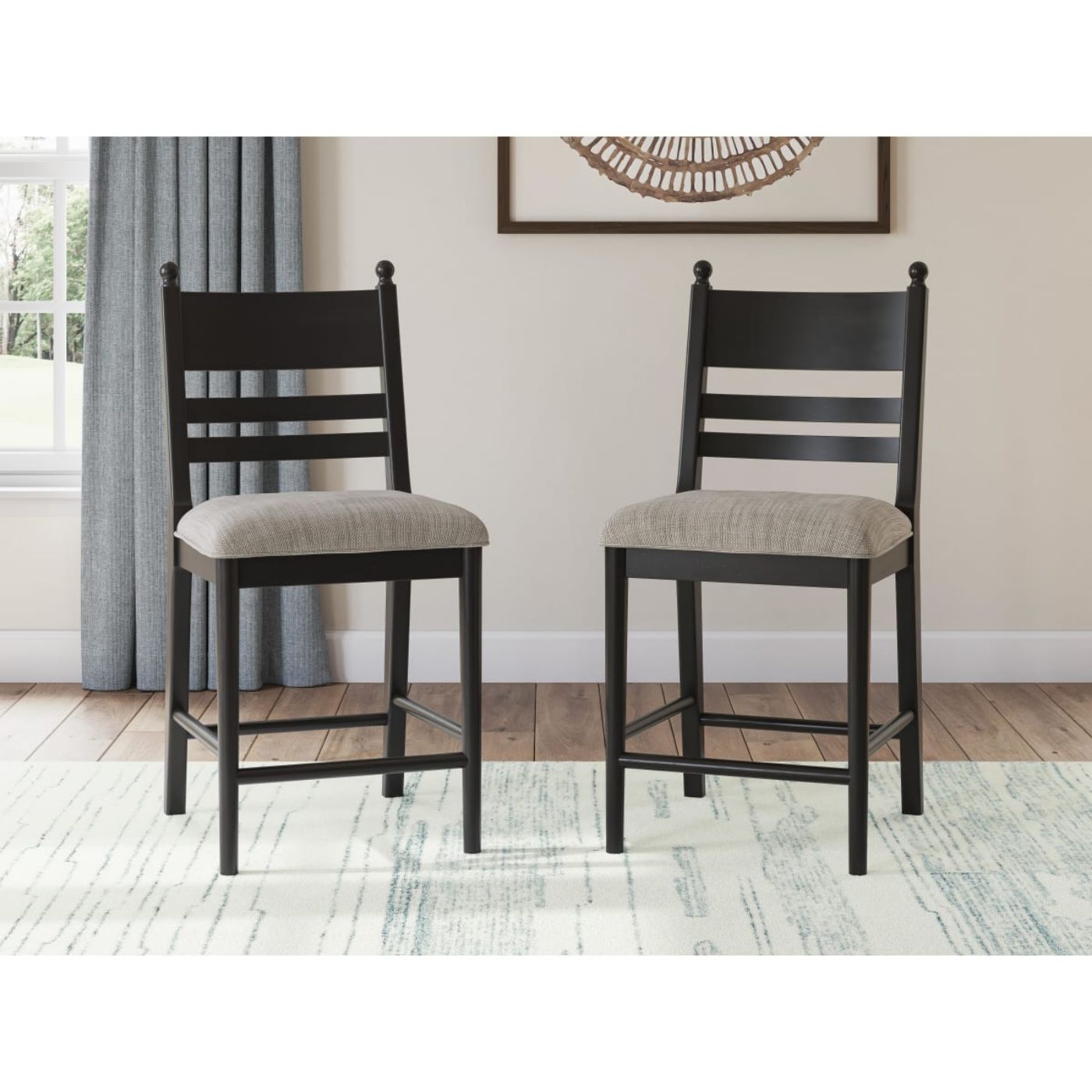 Picture of Greddinton Counter Height Barstool (Set Of 2)