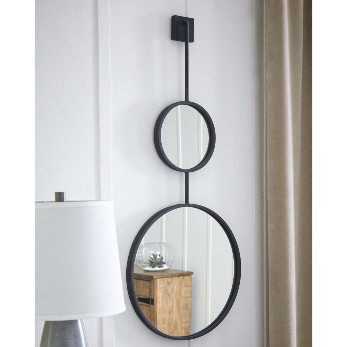 Picture of Accent Mirror Brewer Black