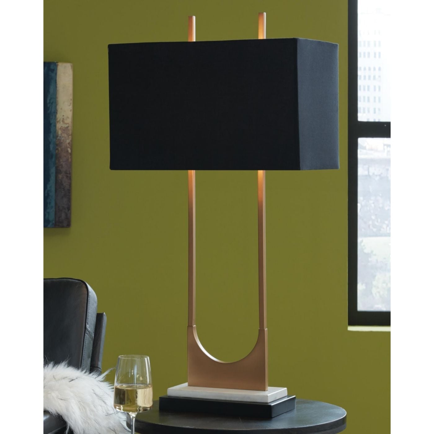 Picture of Metal Table Lamp Malana