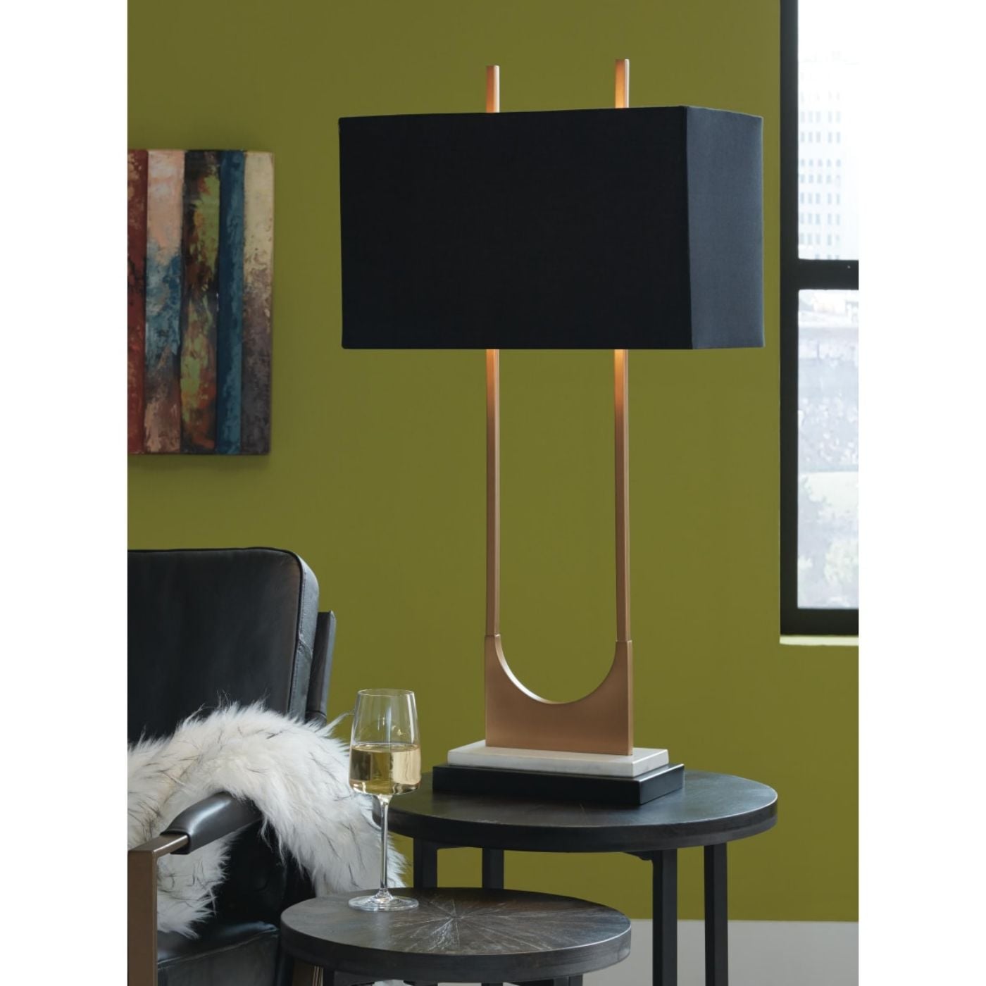 Picture of Metal Table Lamp Malana