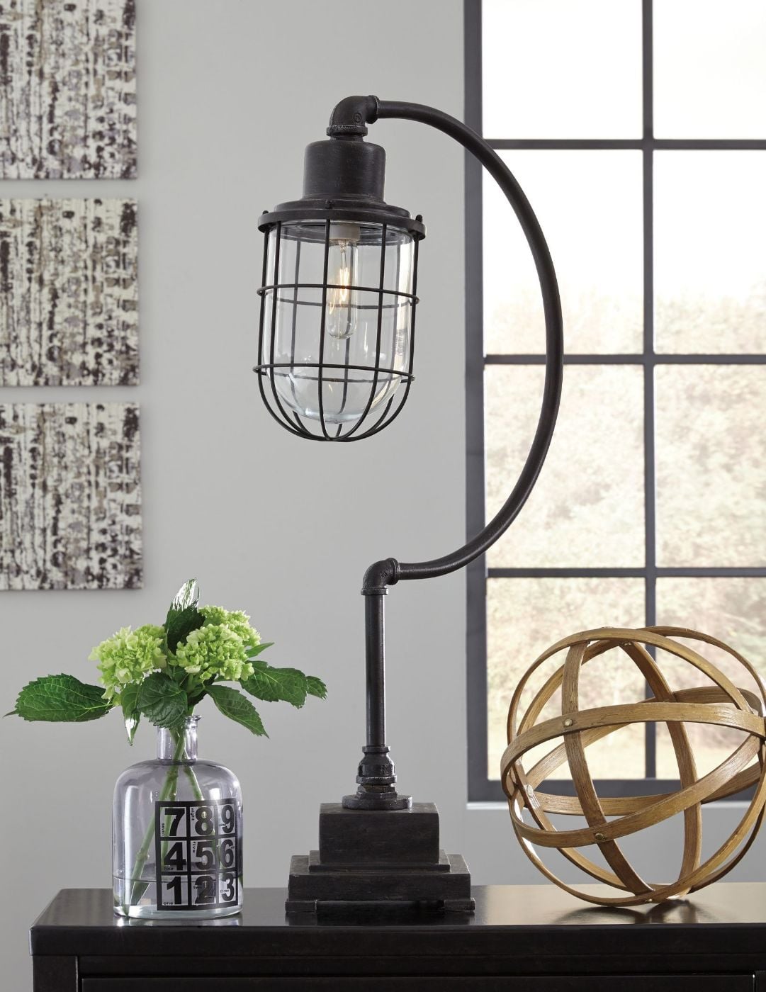 Picture of Jae Metal Desk Lamp - Antique Black