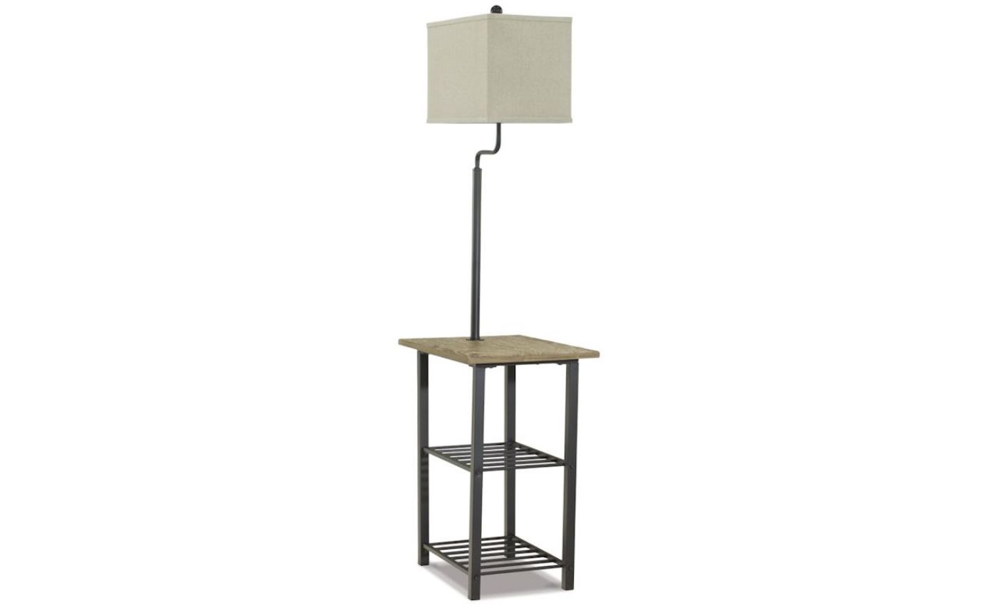 Picture of Shianne Metal Tray Lamp - Black