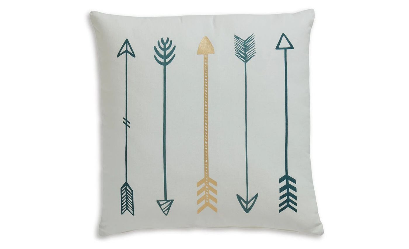 Picture of Gyldan Pillow White Teal Gold