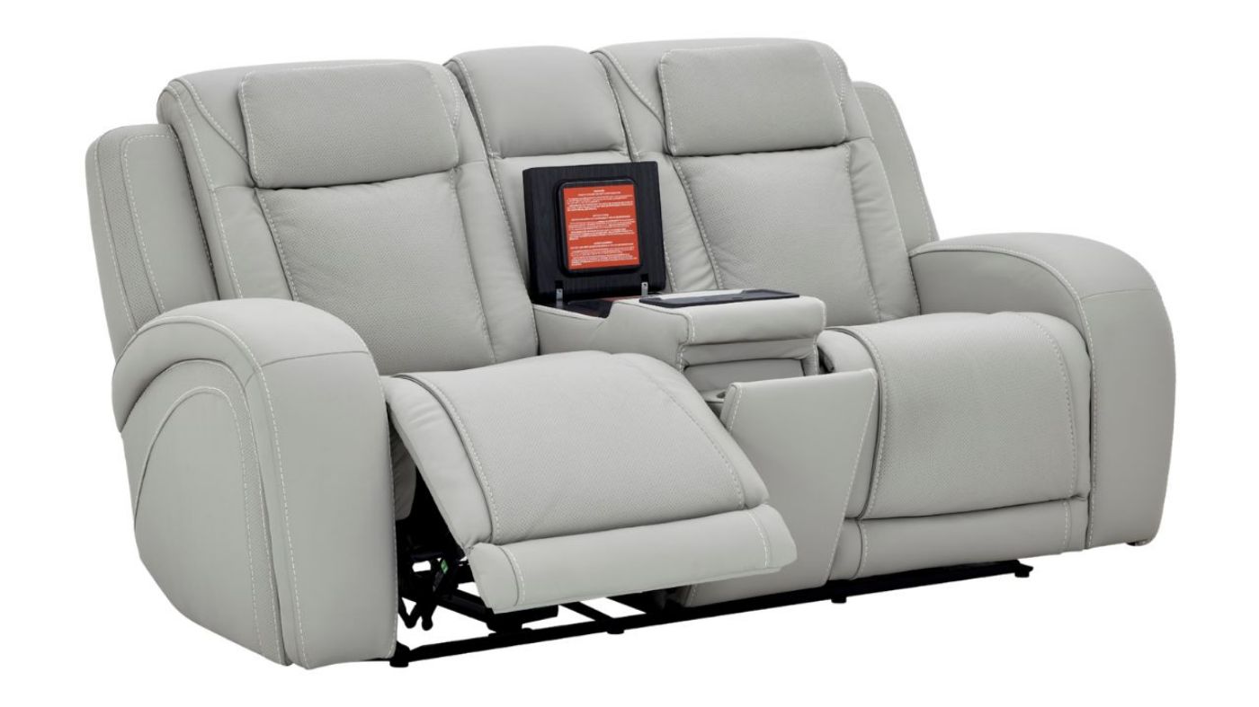 Picture of Blanca Power Leather Loveseat