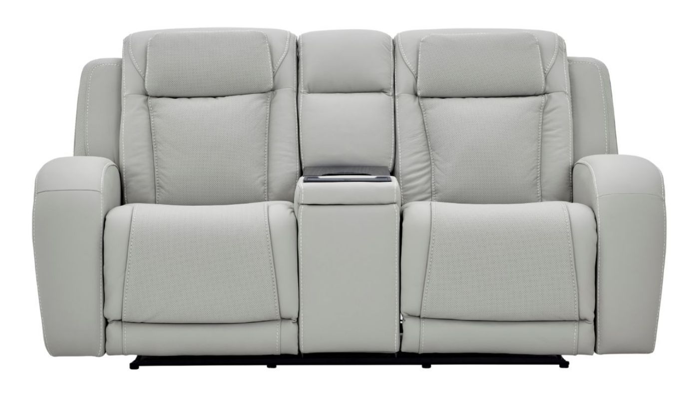 Picture of Blanca Power Leather Loveseat