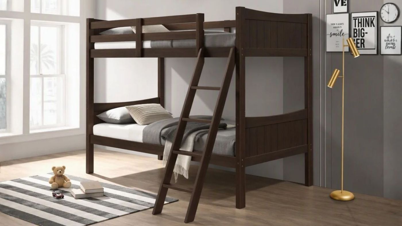 Picture of Sami Twin over Twin Bunkbed - Brown