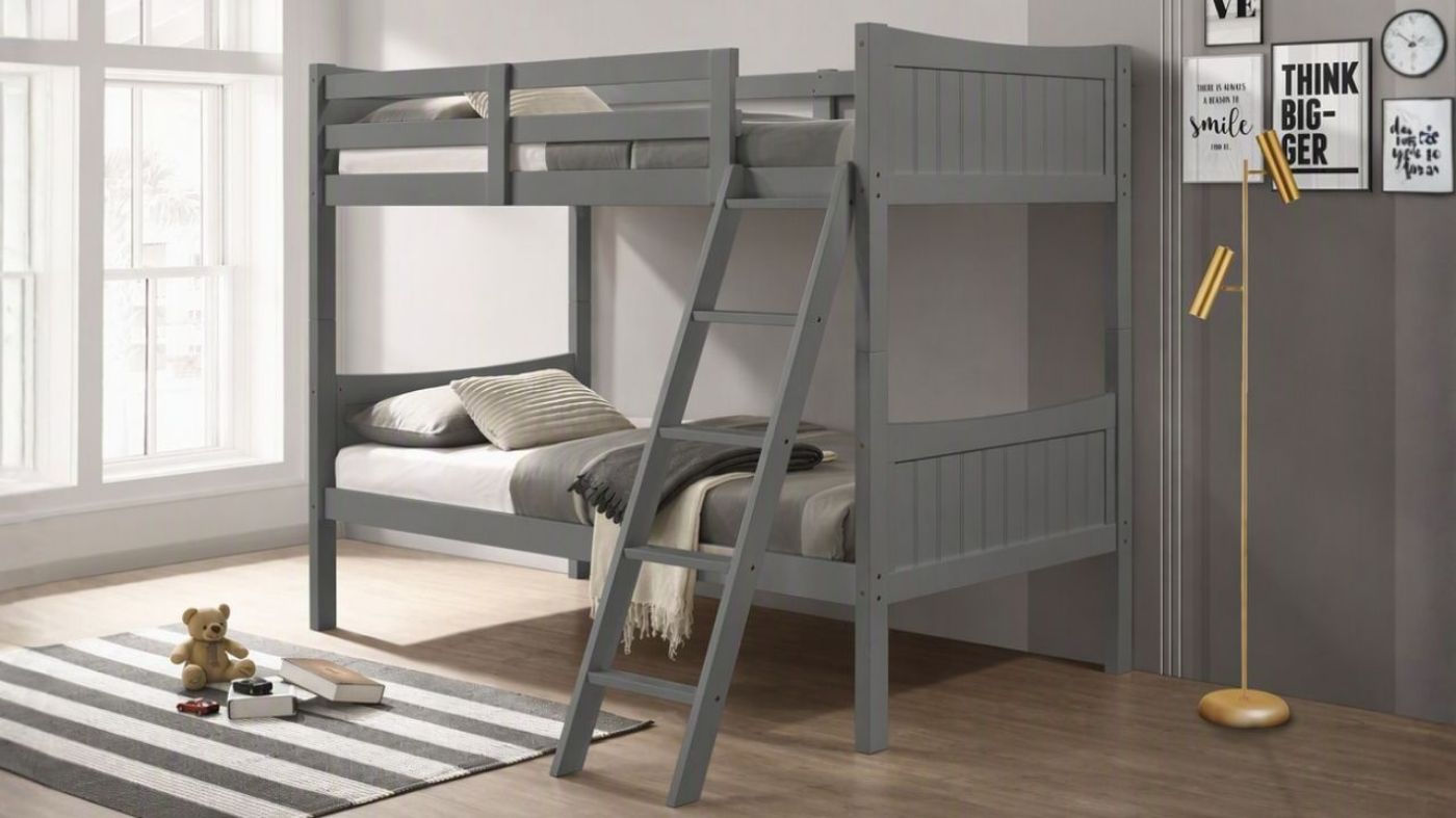 Picture of Sami Twin over Twin Bunkbed - Gray